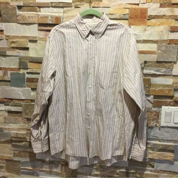 BURBERRY London Men's Striped Button-Down Shirt - Picture 1 of 9